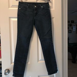 Michael Kors dark blue skinny jeans
